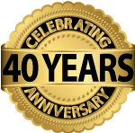 Celebrating 40years in business